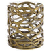 Richmond Windlicht Mase 27cm - Brass antique