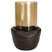 Richmond Windlicht Jade 21cm - Walnut