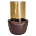 Richmond Windlicht Sloane 28cm - Walnut