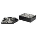 Richmond Opbergdoos Lux Set van 2 stuks - Black/White