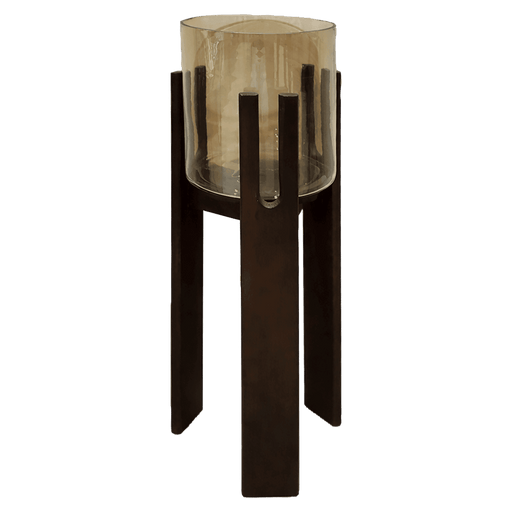 Richmond Windlicht Reese 80cm - Walnut - ThatLyfeStyle