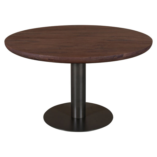 Richmond Ronde Eettafel Baldwin Mangohout, Ø130cm - Spicebrown - ThatLyfeStyle