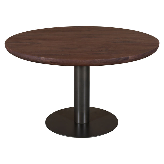 Richmond Ronde Eettafel Baldwin Mangohout, Ø130cm - Spicebrown
