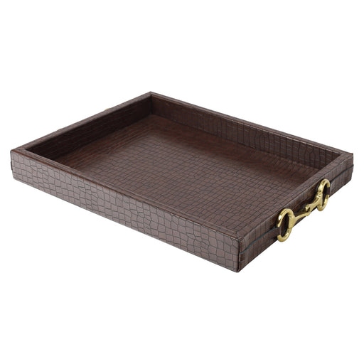 Richmond Dienblad Banks 40 x 30cm - Donkerbruin - ThatLyfeStyle