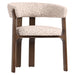 Richmond Eetkamerstoel Contigo Geo stof en hout - Natural