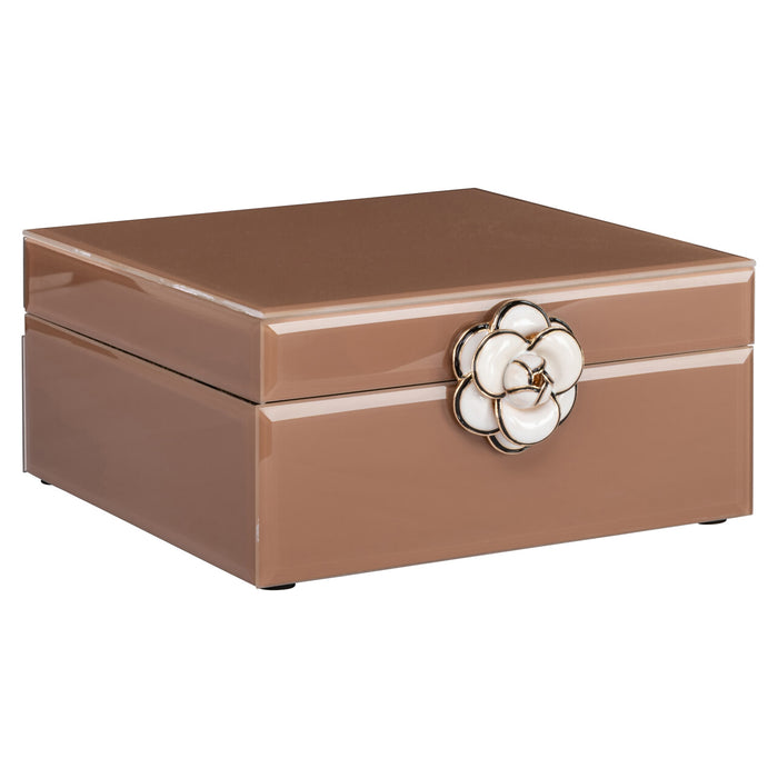 Richmond Opbergdoos Floral 18cm - Bruin