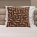 Richmond Kussen Ivy Labyrinth, 50 x 50cm - Brown