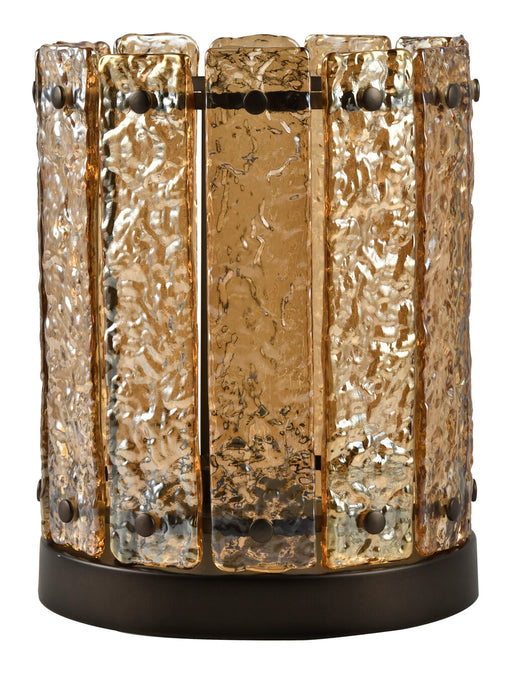 Richmond Windlicht Aura Glas, 27cm - Amber