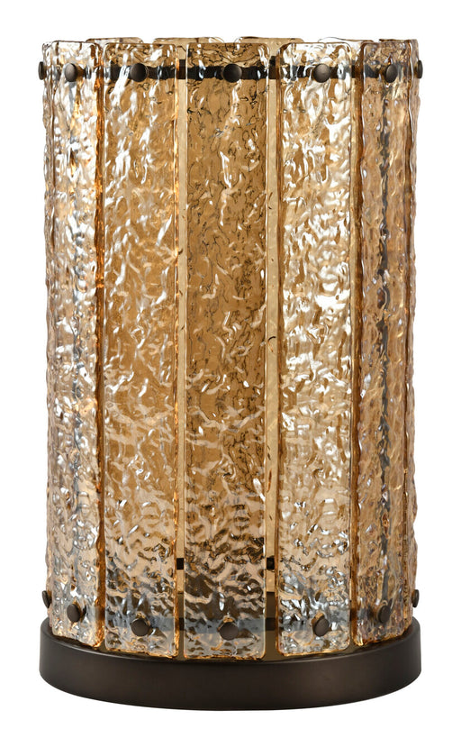 Richmond Windlicht Aura Glas, 40cm - Amber