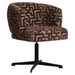 Richmond Eetkamerstoel Dinan Labyrinth - Brown