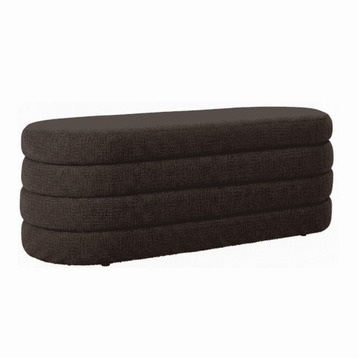 Richmond Poef & Voetenbank Camille, 130 x 46cm - Bruin - ThatLyfeStyle