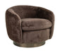 Richmond Draaifauteuil Colmar Fluffy - Chocolat