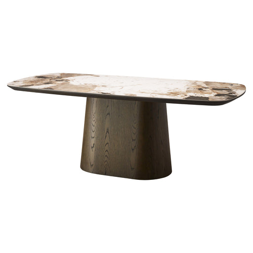 Richmond Eettafel Langford Keramiek, 200 x 100cm - Brown - ThatLyfeStyle
