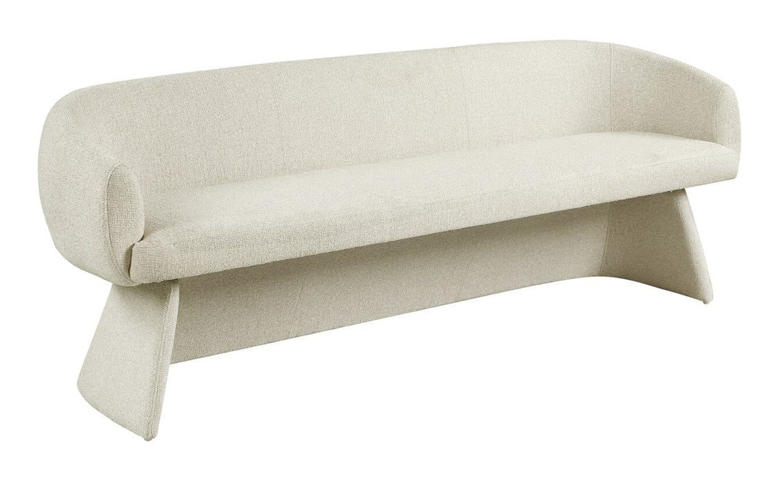 Richmond Eetkamerbank Quiriro 210cm, Bouclé - Naturel