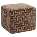 Richmond Poef Ciela Labyrinth, 51 x 51cm - Brown