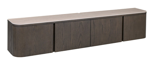 Richmond Zwevend TV-meubel Nando Travertinlook en eiken, 179cm - Bruin