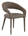 Richmond Eetkamerstoel Gia Chunky stof - Bruin