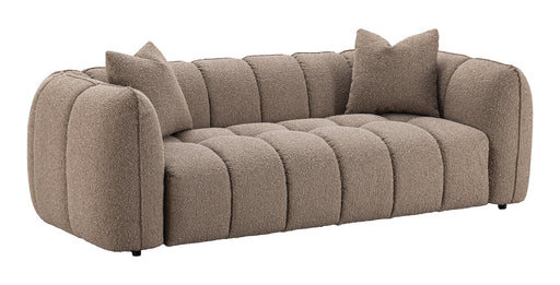 Richmond 3-zits Bank Hogan 226cm, Bouclé - Mocca