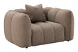 Richmond Fauteuil Hogan Chunky stof - Mocca