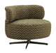 Richmond Draaifauteuil Lauren Chevron - Mosgroen