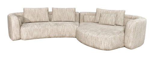 Richmond Organische Loungebank Angusto Lounge Rechts, 389cm, Softweave - Naturel