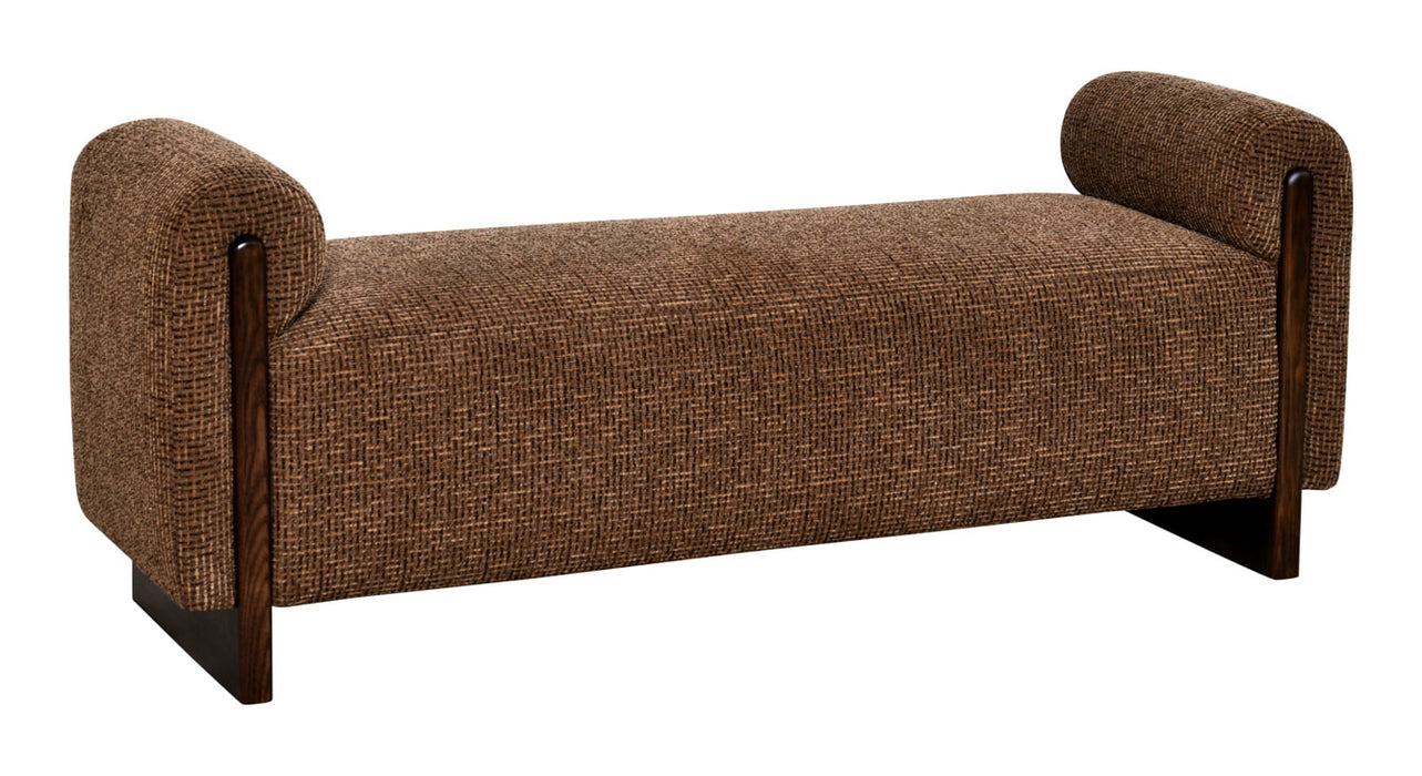 Richmond Bankje Winslov Blockweave, 152cm - Bruin