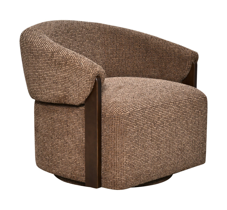 Richmond Draaifauteuil Marina Blockweave - Bruin