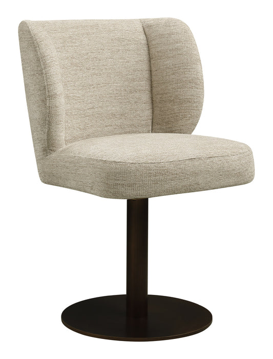 Richmond Draaibare Eetkamerstoel Fiona Softweave stof - Naturel