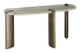 Richmond Organische Sidetable Arcadia Travertin, 140cm - Grijs