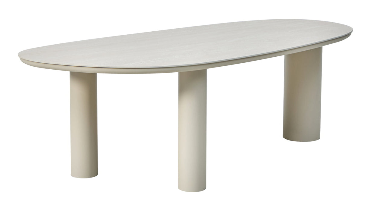 Richmond Organische Tuintafel Jabali Sintersteen & Aluminium, 230 x 100cm - Beige