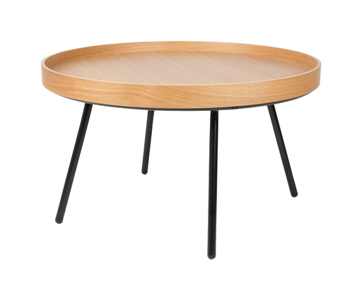 Zuiver Ronde Salontafel Oak Tray Eikenhout, 78cm - Bruin