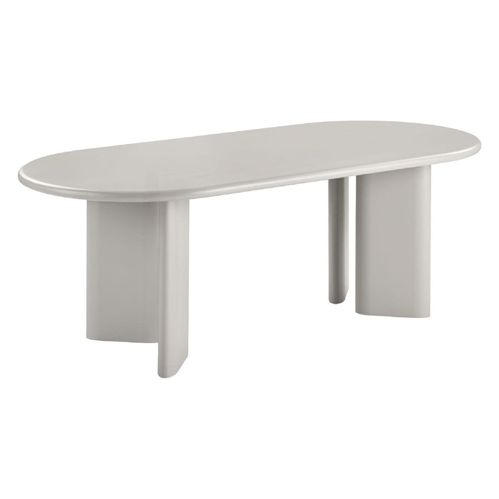 Nest of Nora Eettafel Inka - 220x100x75 cm - MDF - Offwhite / Sand