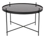 Zuiver Ronde Salontafel Cupid Glas - Zwart