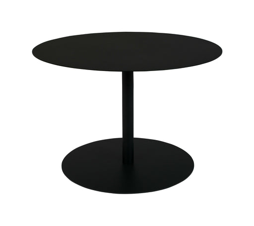 Zuiver Ronde Bijzettafel Snow Staal, 60cm - Zwart