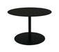 Zuiver Ronde Bijzettafel Snow Staal, 60cm - Zwart