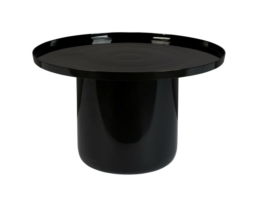 Zuiver Ronde Salontafel Shiny Bomb 67cm - Zwart