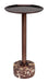 Dutchbone Ronde Bijzettafel Pose Marmer, 25cm - Koper