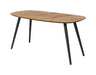 ZILT Deens Ovale Salontafel Rik 80 x 39cm - Bruin - Ovaal