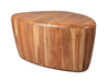 Dutchbone Organische Salontafel Ayla Acaciahout, 58 x 45cm - Bruin