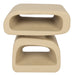 Zuiver Bijzettafel Eddy Resin, 43 x 35cm - Beige