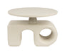 Zuiver Bijzettafel Hermit Resin, 58cm - Beige - Rond