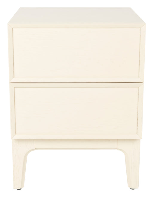 Zuiver Bijzettafel/Nachtkastje June Eiken, Met 2 laden - Beige