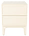 Zuiver Bijzettafel/Nachtkastje June Eiken, Met 2 laden - Beige