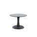 By-Boo Salontafel Boogie Mangohout en glas - Zwart - Rond