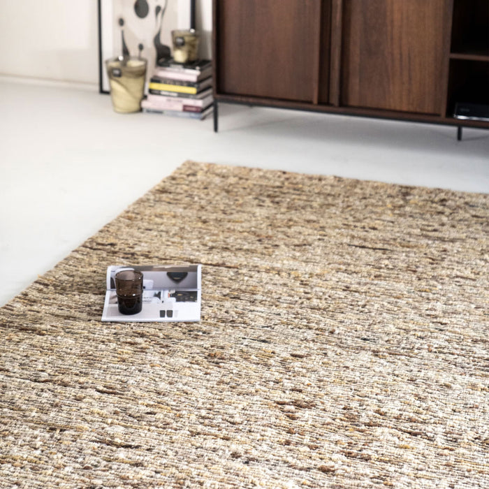 By-Boo Vloerkleed Takara 190 x 290cm - Mosterdgeel - ThatLyfeStyle
