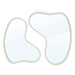 By-Boo Spiegel Pejo Set van 2 stuks - Wit - Organisch