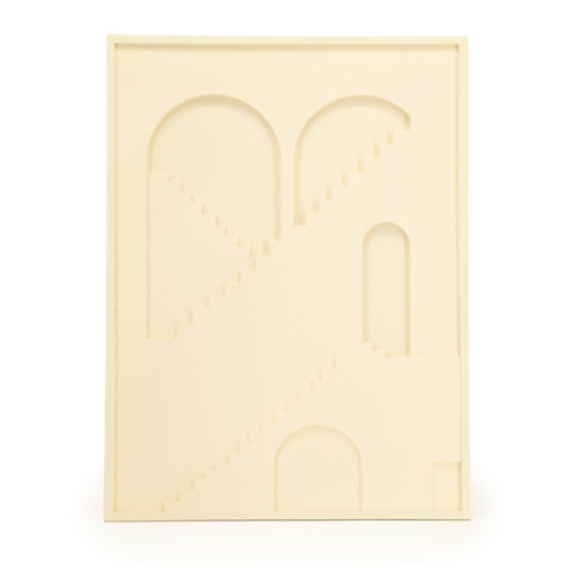 By-Boo Wanddecoratie Riad 1 80 x 60cm - Wit