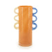 By-Boo Vaas Alegre Mondgeblazen glas - Oranje