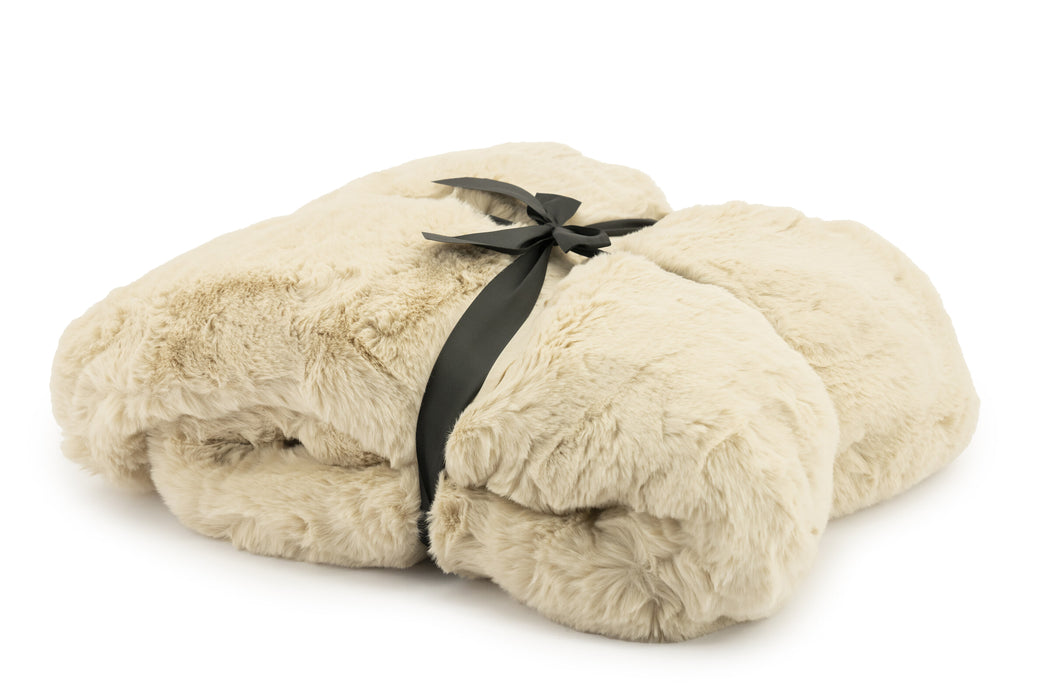 By-Boo Plaid Mosa 170 x 140cm - Beige