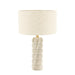 By-Boo Tafellamp Patron Marmer en Linnen, 55cm - Beige